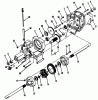 Toro R1-20OE02 (520-H) - 520-H Garden Tractor, 1992 (2000001-2999999) Ersatzteile TRANSAXLE