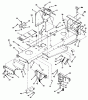 Toro R2-12OE02 (212-H) - 212-H Tractor, 1992 (2000001-2999999) Ersatzteile FRAME ASSEMBLY