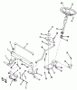 Toro R2-12OE02 (212-H) - 212-H Tractor, 1992 (2000001-2999999) Ersatzteile FRONT AXLE & STEERING ASSEMBLY