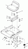 Toro R2-12OE02 (212-H) - 212-H Tractor, 1992 (2000001-2999999) Ersatzteile SEAT ASSEMBLY