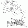 Toro R2-16BE01 (246-H) - 246-H Yard Tractor, 1992 (2000001-2999999) Ersatzteile HYDRAULIC RESERVOIR ASSEMBLY