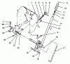 Toro R2-16BE01 (246-H) - 246-H Yard Tractor, 1992 (2000001-2999999) Ersatzteile LIFT BAR LINKAGE ASSEMBLY