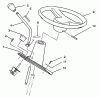 Toro R2-16BE01 (246-H) - 246-H Yard Tractor, 1992 (2000001-2999999) Ersatzteile STEERING WHEEL AND CONSOLE ASSEMBLY