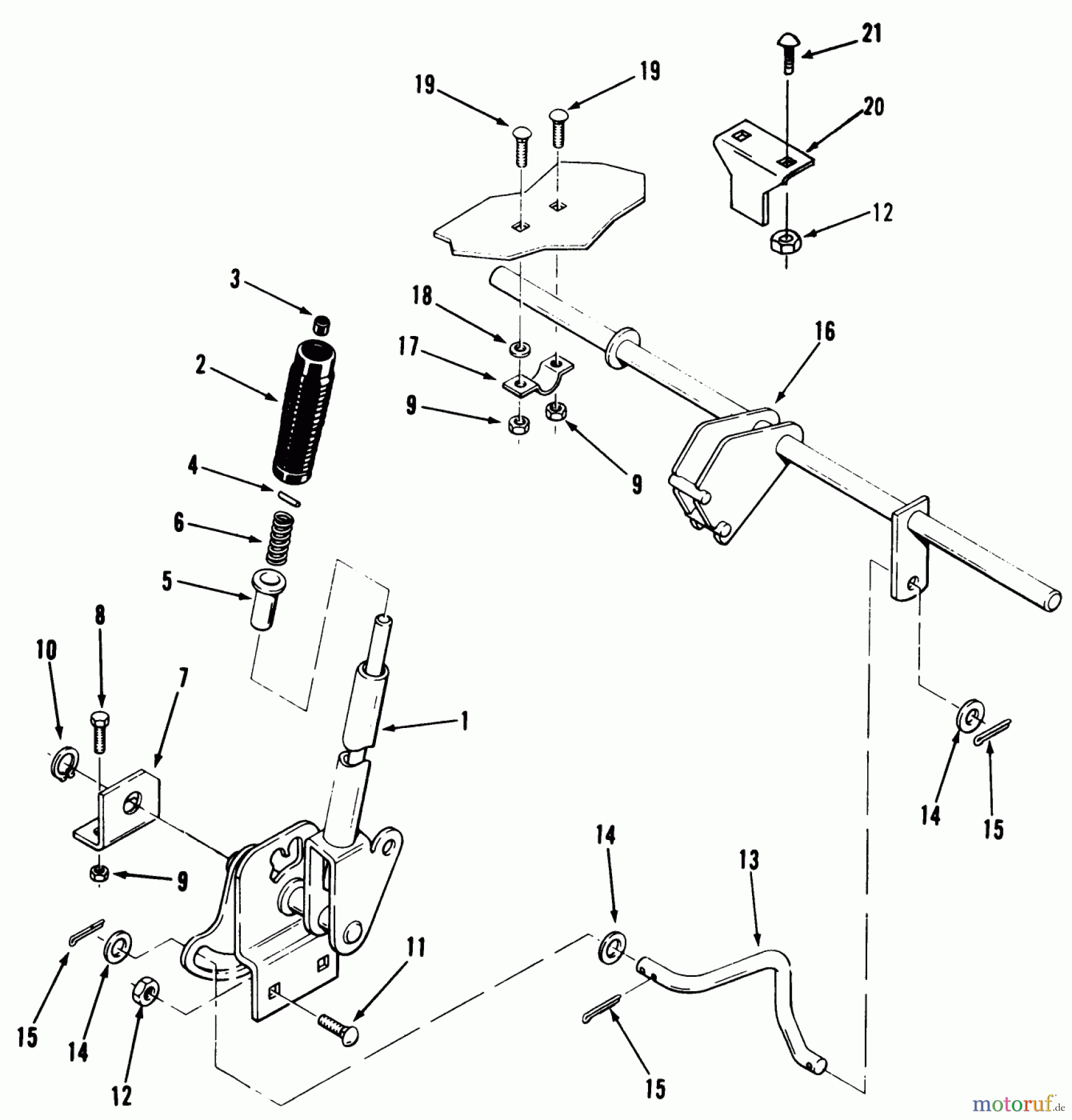 Toro Neu Mowers, Lawn & Garden Tractor Seite 2 R2-17K502 (227-5) - Toro 227-5 Tractor, 1990 ATTACHMENT LIFT