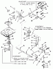 Toro R2-17K502 (227-5) - 227-5 Tractor, 1990 Ersatzteile BRAKE AND CLUTCH LINKAGE