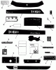 Toro R2-17K502 (227-5) - 227-5 Tractor, 1990 Ersatzteile DECALS, MISCELLANEOUS