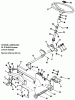 Toro R2-17K502 (227-5) - 227-5 Tractor, 1990 Ersatzteile FRONT AXLE AND STEERING (MOWER HANGER)