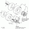 Toro R2-17K502 (227-5) - 227-5 Tractor, 1990 Ersatzteile WHEELS AND TIRES