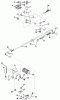 Toro 03-08BP01 (A-81E) - A-81(E) 5-Speed Rear Engine Rider, 1980 Ersatzteile BRAKE AND CLUTCH LINKAGE