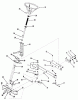 Toro 03-08BP01 (A-81E) - A-81(E) 5-Speed Rear Engine Rider, 1980 Ersatzteile FRONT AXLE AND STEERING