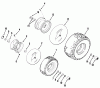 Toro 03-08BP01 (A-81E) - A-81(E) 5-Speed Rear Engine Rider, 1980 Ersatzteile WHEELS AND TIRES