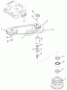 Toro 03-11BP02 (A-111) - A-111 5-Speed Rear Engine Rider, 1981 Ersatzteile DRIVE BELT AND PULLEYS