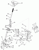 Toro 03-11BP02 (A-111) - A-111 5-Speed Rear Engine Rider, 1981 Ersatzteile FRONT AXLE AND STEERING