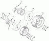 Toro 03-11BP02 (A-111) - A-111 5-Speed Rear Engine Rider, 1981 Ersatzteile WHEELS AND TIRES