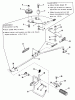 Toro 23-08BX01 (A-81) - A-81 5-Speed Rear Engine Rider, 1983 Ersatzteile BRAKE AND CLUTCH LINKAGE