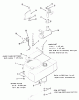 Toro 23-08BX01 (A-81) - A-81 5-Speed Rear Engine Rider, 1983 Ersatzteile ENGINE, THROTTLE CONTROL AND EXHAUST SYSTEM