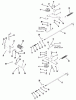 Toro 93-05BP01 (A-51) - A-51 5-Speed Rear Engine Rider, 1979 Ersatzteile BRAKE AND CLUTCH LINKAGE