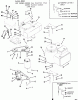Toro 93-05BP01 (A-51) - A-51 5-Speed Rear Engine Rider, 1979 Ersatzteile ENGINE/DRIVE MOTOR, DRIVE BELT AND PULLEYS