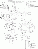 Toro 93-05BP01 (A-51) - A-51 5-Speed Rear Engine Rider, 1979 Ersatzteile ENGINE/DRIVE MOTOR, DRIVE BELT AND PULLEYS (CONT-D)