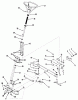 Toro 93-05BP01 (A-51) - A-51 5-Speed Rear Engine Rider, 1979 Ersatzteile FRONT AXLE AND STEERING