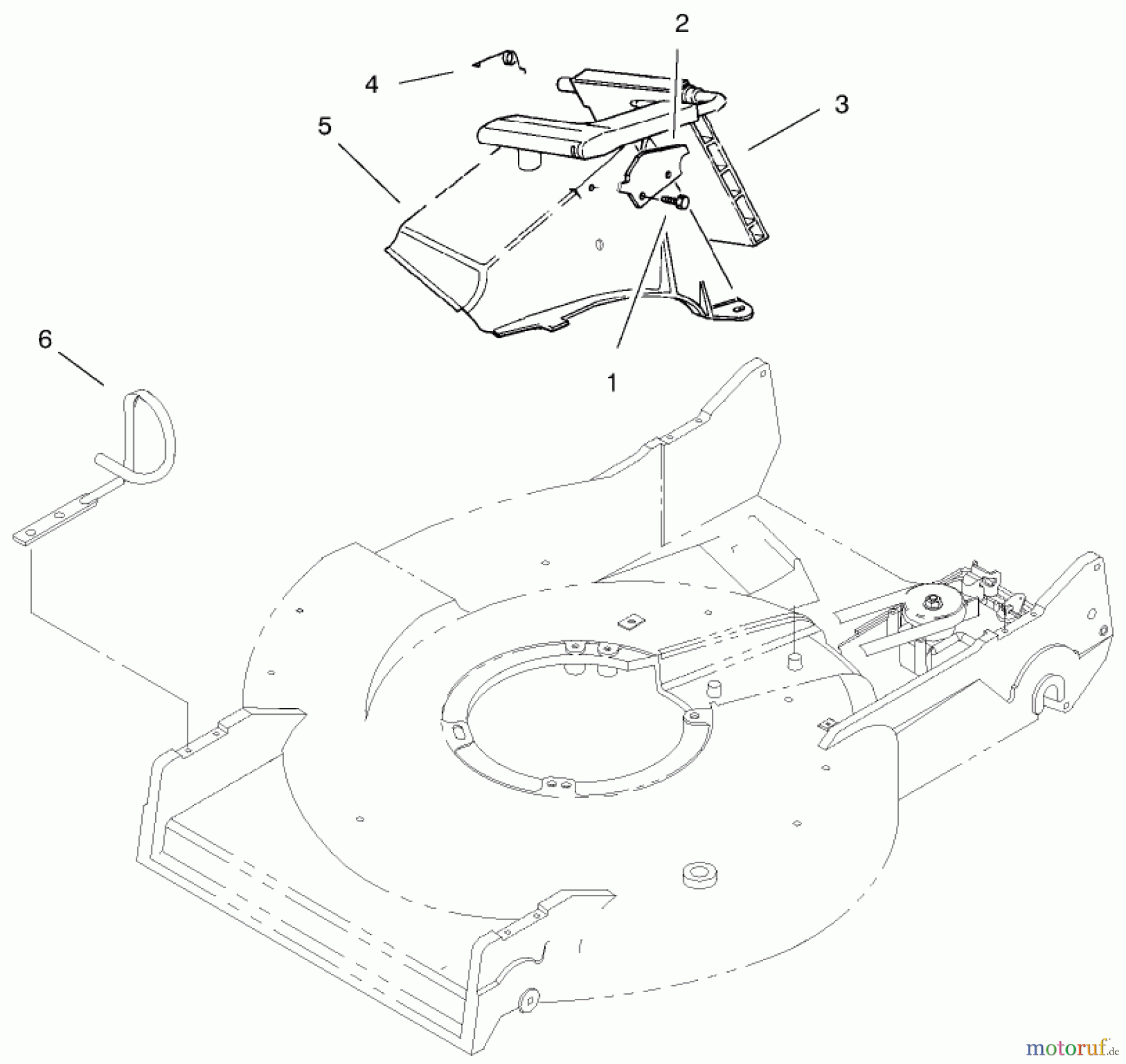 Toro Neu Accessories, Mower 98-9230 - Toro Proline Conversion Kit, GTS 200 ZS Engine HOUSING ASSEMBLY
