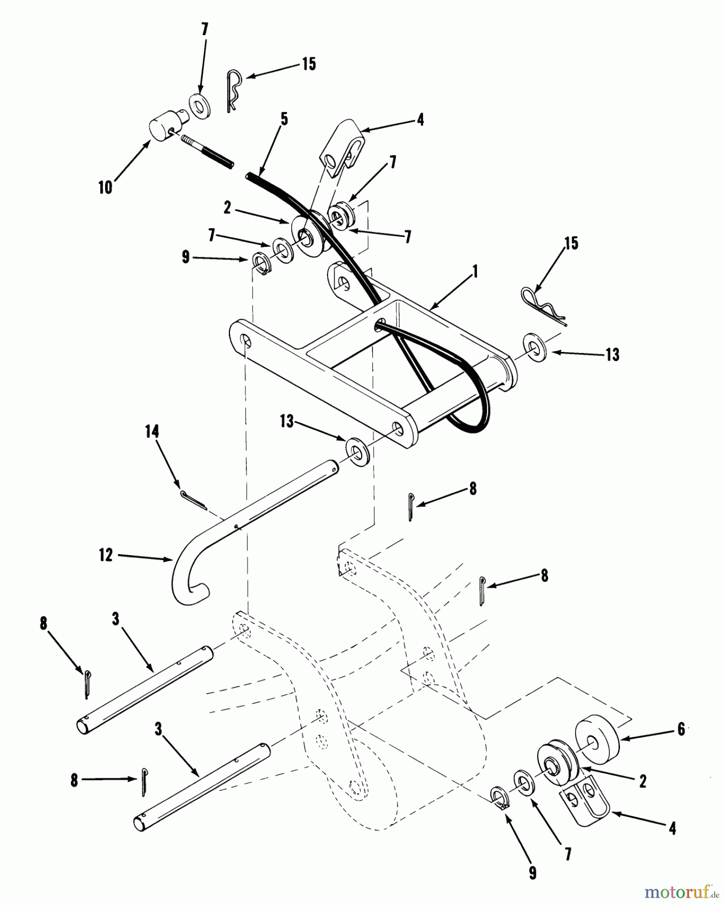 Toro Neu Mowers, Rear-Engine Rider 23-11BP01 (A-111) - Toro A-111 5-Speed Rear Engine Rider, 1982 32 & 36 IN/81 & 92 CM FRONT MOUNT - 8 & 11 HP RIDERS