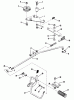 Toro 23-05BP01 (A-51) - A-51 5-Speed Rear Engine Rider, 1982 Ersatzteile BRAKE AND CLUTCH LINKAGE