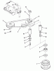 Toro 23-05BP01 (A-51) - A-51 5-Speed Rear Engine Rider, 1982 Ersatzteile DRIVE BELT AND PULLEYS