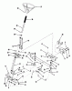 Toro 23-05BP01 (A-51) - A-51 5-Speed Rear Engine Rider, 1982 Ersatzteile FRONT AXLE AND STEERING