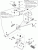 Toro 23-08BP03 (A-81) - A-81 5-Speed Rear Engine Rider, 1984 Ersatzteile BRAKE AND CLUTCH LINKAGE