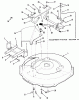 Toro 33-11B501 (111-5) - 111-5 Rear Engine Rider, 1985 Ersatzteile MOWER DECK AND FRONT MOUNT