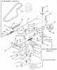 Toro 33-11B501 (111-5) - 111-5 Rear Engine Rider, 1985 Ersatzteile PTO CLUTCH, PULLEYS, AND CONTROLS