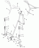 Toro B3-08B303 (108-3) - 108-3 Rear Engine Rider, 1986 Ersatzteile FRONT AXLE AND STEERING
