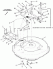 Toro B3-08B303 (108-3) - 108-3 Rear Engine Rider, 1986 Ersatzteile MOWER DECK AND FRONT MOUNT