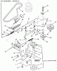 Toro B3-08B303 (108-3) - 108-3 Rear Engine Rider, 1986 Ersatzteile PTO CLUTCH, PULLEYS, AND CONTROLS