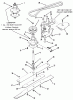 Toro B3-08B303 (108-3) - 108-3 Rear Engine Rider, 1986 Ersatzteile SPINDLE, PULLEYS, AND DRIVE BELT