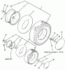 Toro B3-08B303 (108-3) - 108-3 Rear Engine Rider, 1986 Ersatzteile WHEELS AND TIRES
