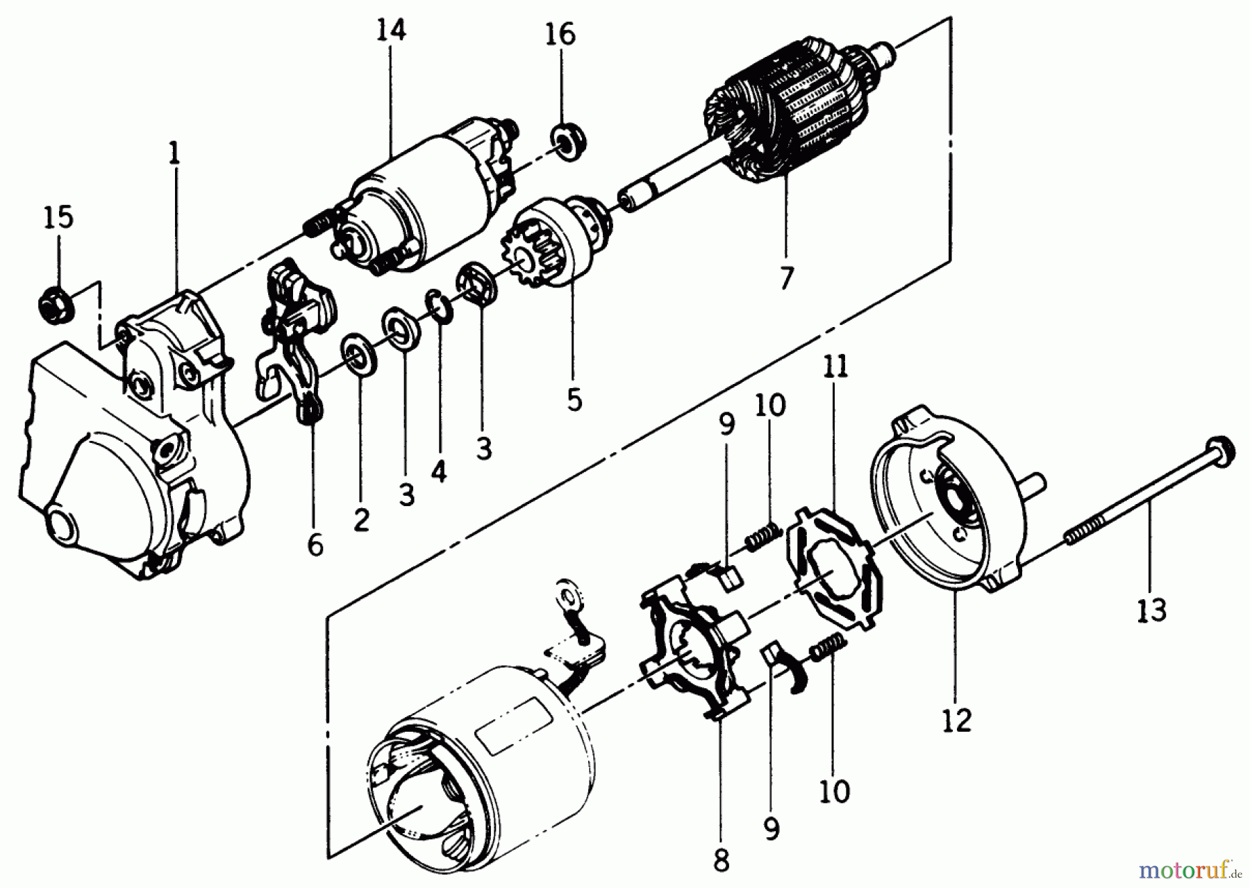Toro Neu Mowers, Rear-Engine Rider B3-08B302 (108-3) - Toro 108-3 Rear Engine Rider, 1981 ELECTRIC STARTER