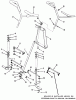 Toro 33-08B401 (108-4) - 108-4 Rear Engine Rider, 1987 Ersatzteile FRONT AXLE AND STEERING