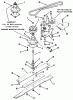 Toro 33-08B401 (108-4) - 108-4 Rear Engine Rider, 1987 Ersatzteile SPINDLE, PULLEYS, AND DRIVE BELT