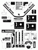 Toro 33-11B602 (111-6) - 111-6 Rear Engine Rider, 1988 Ersatzteile DECALS AND MISCELLANEOUS