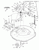 Toro 33-11B602 (111-6) - 111-6 Rear Engine Rider, 1988 Ersatzteile MOWER DECK AND FRONT MOUNT