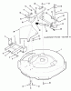 Toro 33-08BP01 (A-85) - A-85 5-Speed Rear Engine Rider, 1985 Ersatzteile MOWER DECK AND FRONT MOUNT