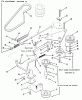 Toro 33-08BP01 (A-85) - A-85 5-Speed Rear Engine Rider, 1985 Ersatzteile PTO CLUTCH, PULLEYS, AND CONTROLS