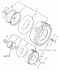 Toro 33-08BP01 (A-85) - A-85 5-Speed Rear Engine Rider, 1985 Ersatzteile WHEELS AND TIRES