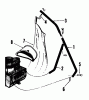 Toro 51060 - Big Red Riding Mower, 25" Side Discharge Mower, 1970 (SN 000001-099999) Ersatzteile GRASS BAG KIT 2-9339 (25" ROTARY ONLY-OPTIONAL EQUIPMENT)