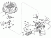 Toro 51060 - Big Red Riding Mower, 25" Side Discharge Mower, 1970 (SN 000001-099999) Ersatzteile MAGNETO NO. 610681 (ELECTRIC START MODEL)