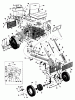 Toro 51060 - Big Red Riding Mower, 25" Side Discharge Mower, 1970 (SN 000001-099999) Ersatzteile MAIN FRAME ASSEMBLY PARTS LIST