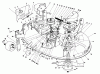 Toro 55600 - HMR-1200, 1989 (9000001-9999999) Ersatzteile 38" CUTTING DECK ASSEMBLY