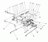 Toro 55600 - HMR-1200, 1989 (9000001-9999999) Ersatzteile BRAKE & CLUTCH PEDAL ASSEMBLY
